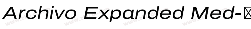 Archivo Expanded Med字体转换